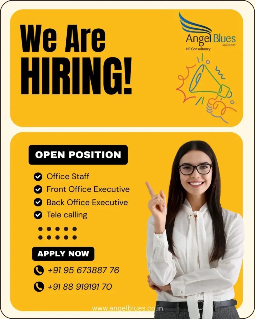 officestaff, front office exe, back office exe, tele calling