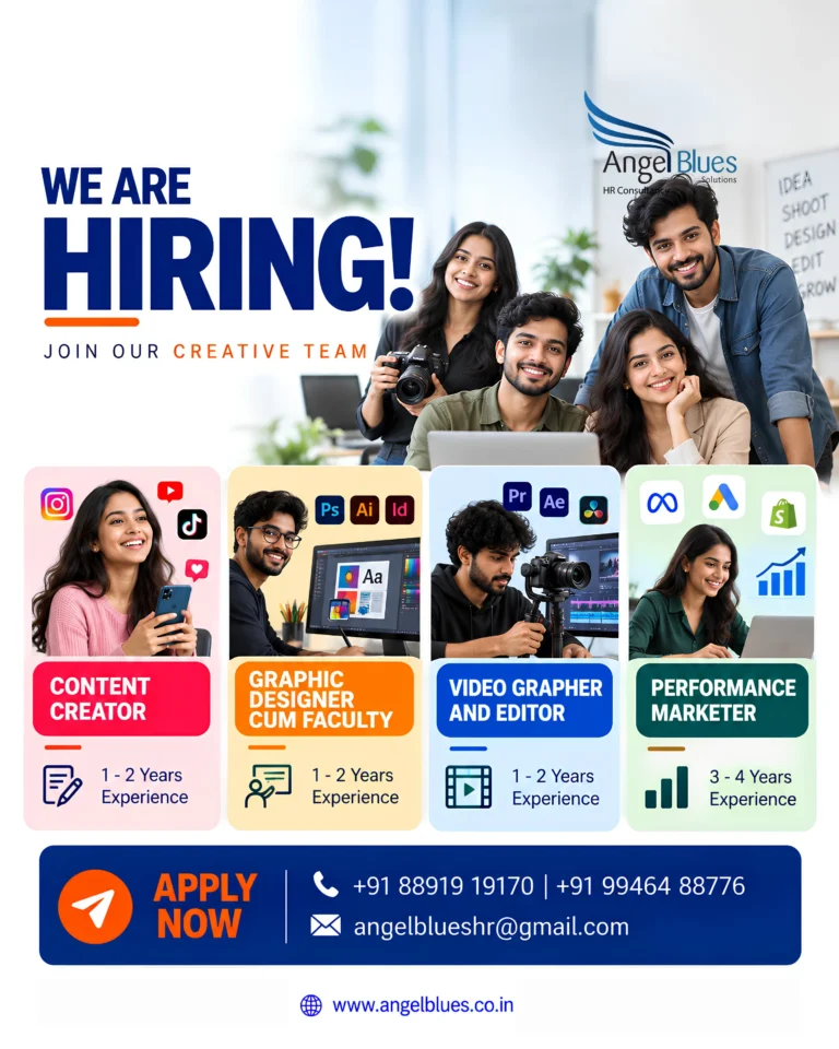 angel-blues-kozhikode-multiple-job-openings-content-creator-graphic-designer-video-editor-performance-marketer