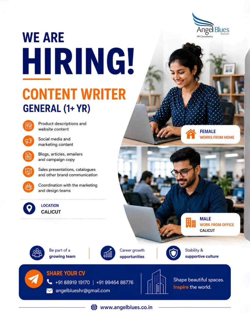 Hiring content writer kozhikode